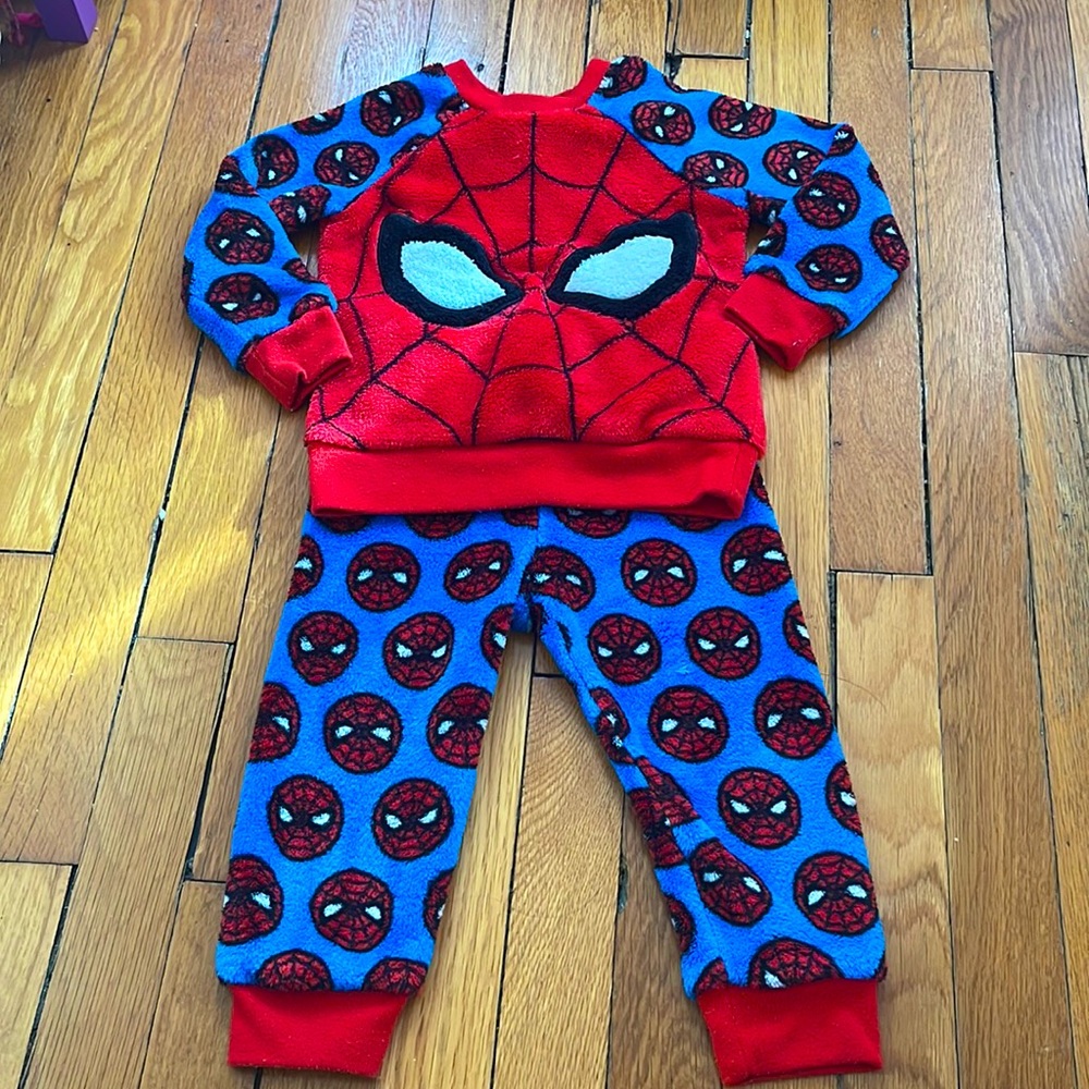 Spider-Man Fleece Pajamas Disney Size 2